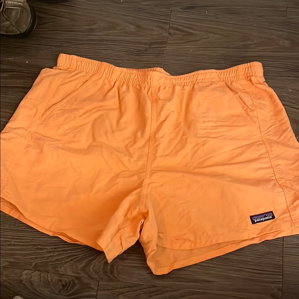 Patagonia Women's Bright Orange Athletic Shorts